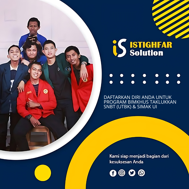 DAFTARKAN DIRI ANDA UNTUK PROGRAM BIMKHUS TAKLUKKAN SNBT (UTBK) & SIMAK UI